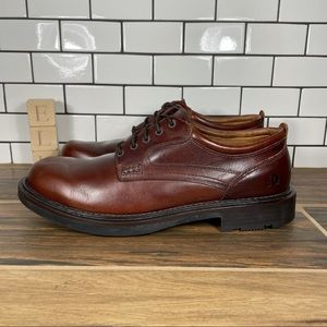 Dunham Ruggards Bradford Men’s Narrow Waterproof Brown Leather Oxfords Size 12